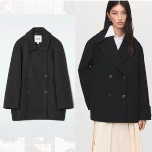 Cos nwt oversized wool pea coat